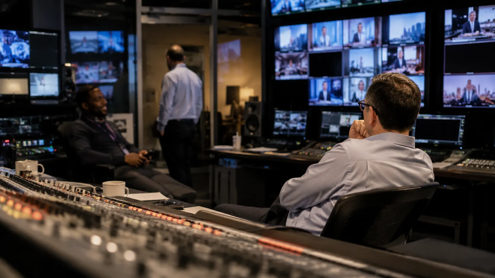 Media studio setup symbolizing broadcasting industry economics and corporate governance